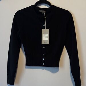 N.Peal luxury organic cashmere cardigan. XS.  NEW